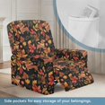 thumbnail image 3 of Xixirimido Dachshund Dog Maple Leaf Stretch Recliner Slipcovers Printed Sofa Cover 4-Piece Lazy Boy Chair Covers Recliner Chair Cover with Side Pockets Furniture Protector for Living Room, 3 of 8