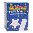 thumbnail image 2 of Stat Strip Kid Design (Glitter Stars and Stripes) Plastic Adhesive Bandage Sterile .75 x 3" 100 per Box, 2 of 5