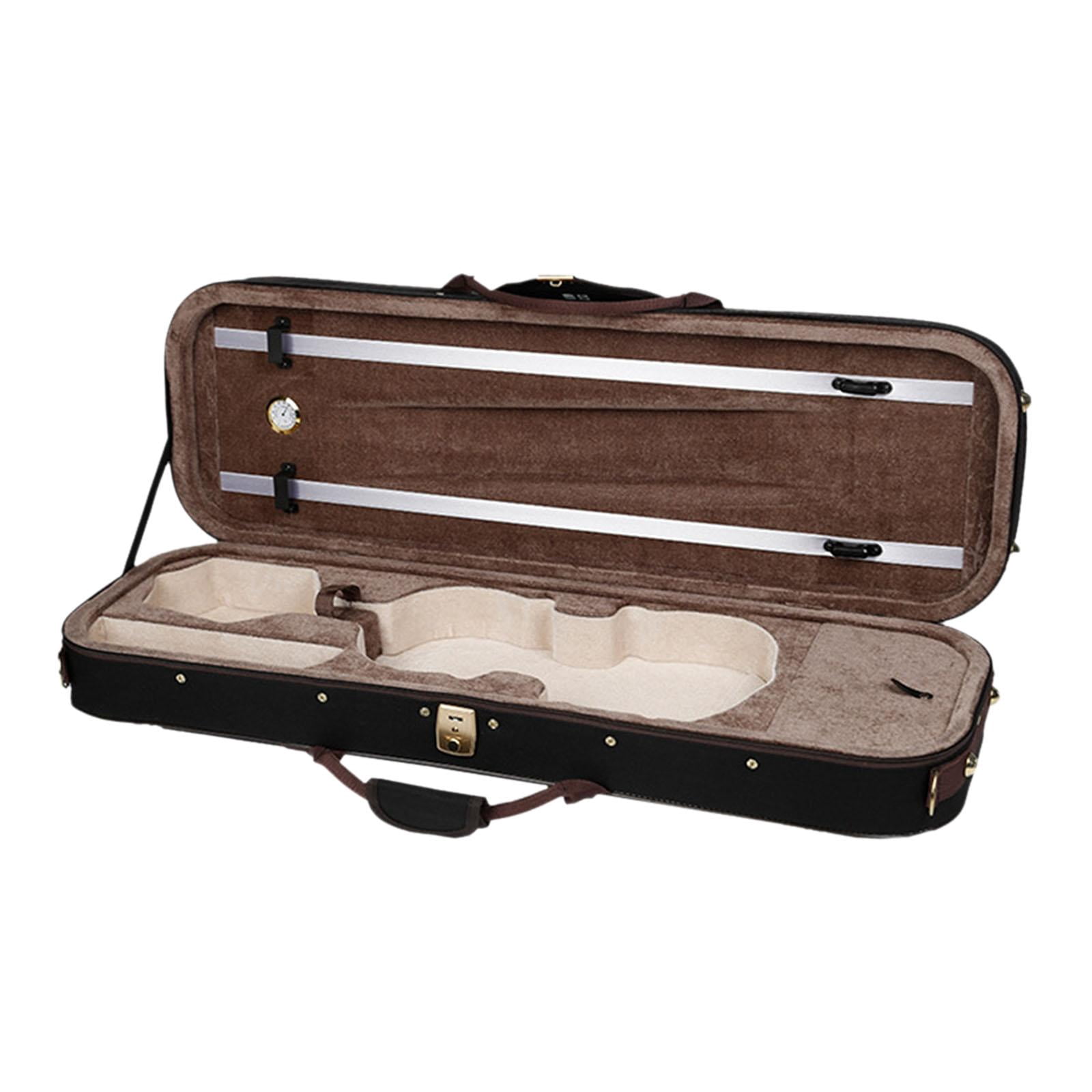 LeeQinersw Violin Case Carrying Bag Portable Lightweight Protection Professional Violin Box Style B