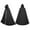 Black, variant on URMAGIC Hooded Cape Cloak Reversible Velvet Satin Renaissance Medieval Halloween Christmas Cosplay Costumes