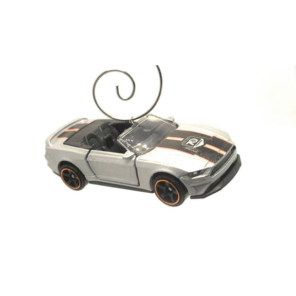 Christmas Ornament for 2019 Ford Mustang Convertible Silver