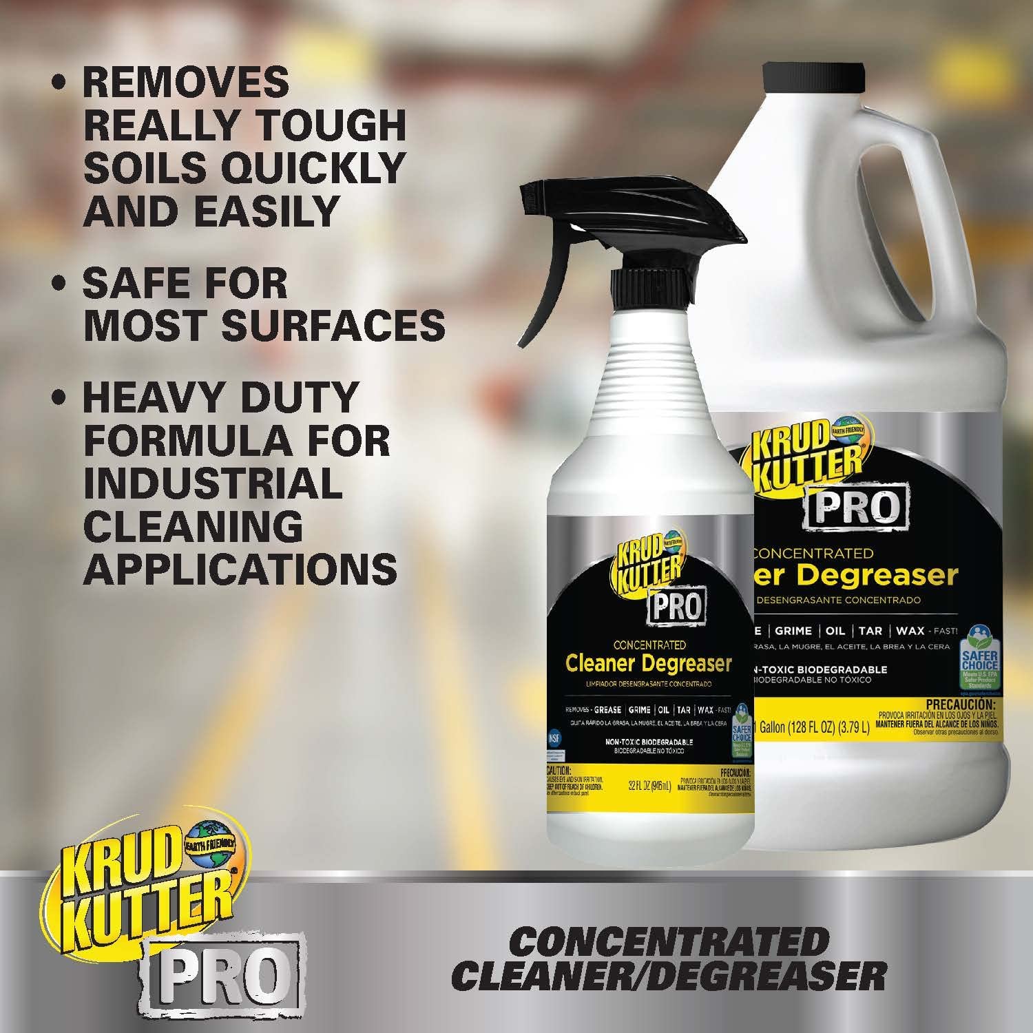 Krud Kutter Pro Cleaner Degreaser - Concentrate Spray - 32 oz (2 lb) - 1 Each - Clear - image 3 of 6