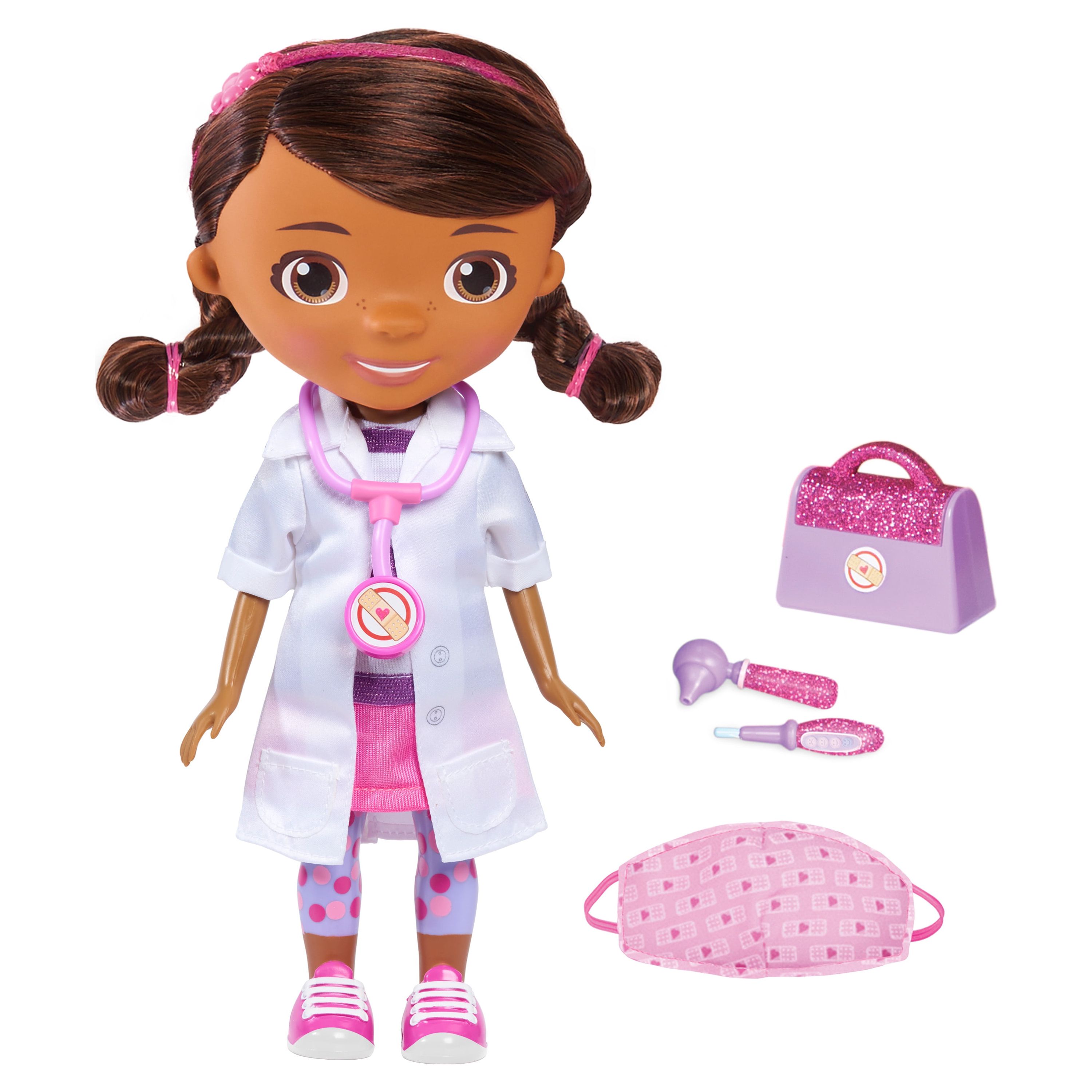 Disney Junior Doc McStuffins Wash Your Hands Singing Doll, With Mask & Accessories, Officially Licensed Kids Toys for Ages 3 Up, Gifts and Presents - image 4 of 5