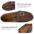 thumbnail image 4 of Ecetana Women's Loafer Flats Leather Slip-On Dress Shoes Work Business Casual Shoes, 4 of 7