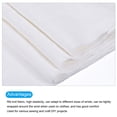 thumbnail image 3 of Uxcell Elastic Cuffs Ribbed Trims Cotton Fabric Knit Rib Stretch Tape Cuff Sleeve Waistband for Sewing White 39"x8", 3 of 5