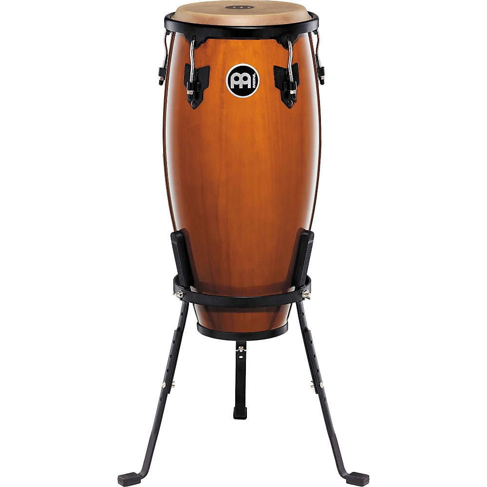 MEINL Headliner Series 11 and 12 Inch Wood Conga Set with Basket