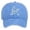Light Blue, variant on Visor Cap for Outdoor Casual Wear Washed Baseball Hat with French Embroidery for Everyday Leisure and Street Style