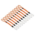 thumbnail image 1 of Unique Bargains 200mm 8 Pouces Poignet à la Main Sangles, 20 Pcs Nylon Réglable Cordon Bracelet, Orange, 1 of 6