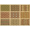 thumbnail image 1 of Ahgly Company Indoor Rectangle Patterned Bee Yellow Area Rugs, 8' x 10', 1 of 6