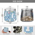 thumbnail image 2 of Yayeee Ashtray with Lid for Cigarette Smokeless Stainless Steel Home Ash Holder, Cartoon Easter Bunnies, 2 of 7