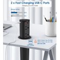thumbnail image 3 of Toma de corriente Jgstkcity Pop Up para encimeras y escritorios USB-C de 20 W, 3 of 7