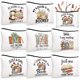 thumbnail image 1 of Set de 8 bolsas de maquillaje Cosblank Book Club Gifts para mujer, 1 of 7