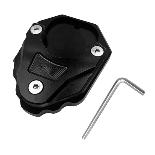 Placa de extensión para soporte de pata de cabra con llave para C400GT C400x 2019-2021 Negro