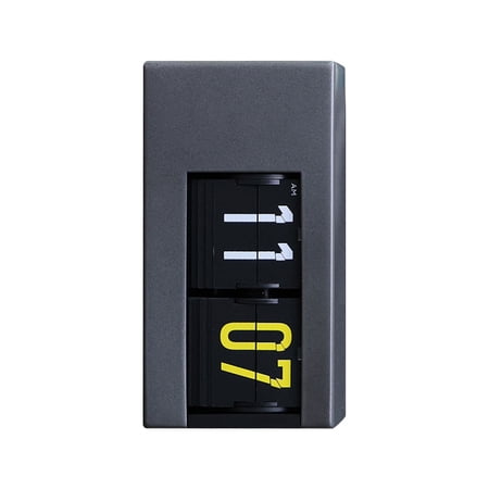 Smooth Automatic Flipping Alarm Clock With Gentle Lighting Enhances Any Room fashion