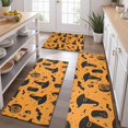 thumbnail image 2 of Witch Hat Halloween Pattern Kitchen Rugs Sets Of 3,Kitchen Runner Rugs Non Skid Washable,Decorative Kitchen Floor Mats for Kitchen,Sink,Laundry,17"x30"+ 17"x47" + 17"x59", 2 of 6