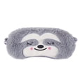 thumbnail image 1 of Coofit Sleeping Mask Plush Sloth Panda Eye Mask Sleeping Blindfold with Elastic Strap, 1 of 10