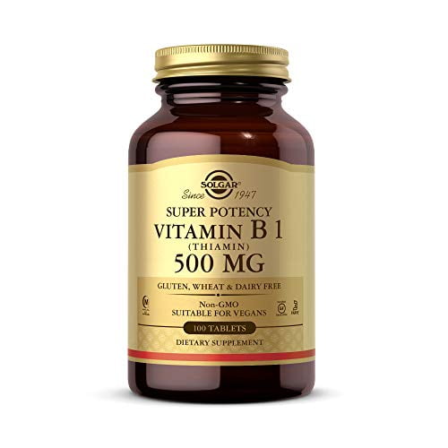 De kerk Intens Reden Solgar Vitamin B1 Thiamin 500 mg - 100 Tablets - Walmart.com