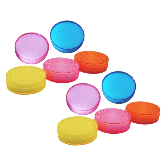 UPOUART 10-Pack Wet Finger Pads for Money Counting - Non-Sponge, Assorted Colors, Cash Handling and Office Use Tool