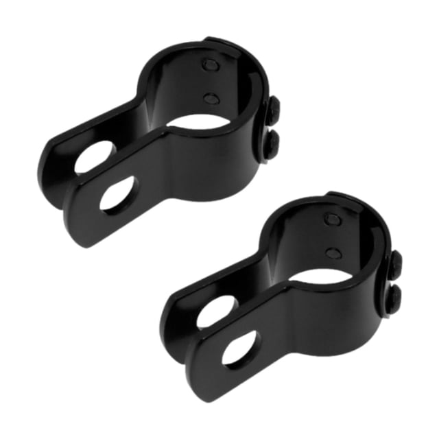 PEJAS DEL PIE DEL PISTA DEL MOTOR 1-1/4 pulgadas Pegadas de acero inoxidable de acero inoxidable Cindo de pinza Barra de abrazadera para la mayoría de Negro