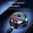 thumbnail image 5 of 2X X42 Tablet Radiator Tablet Cooler RGB Colorful Lighting 10cm Magnetic Semiconductor Cooler Cooling Fan para Tablet, 5 of 5