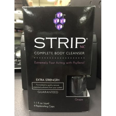 Strip Nc Complete Body Cleanser 1 Oz Liquid & 4 Caps a Covert Labs Extra Strength