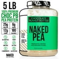 thumbnail image 6 of Naked Pea - Chocolate Peanut Butter Pea Protein, Only Six Ingredients, Gluten Free Vegan Protein, 5LB, 6 of 7