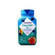 Vitafusion Fiber Well Fit Fiber + B Vitamin Sugar-Free Gummies Peach/Berry 90 Ct