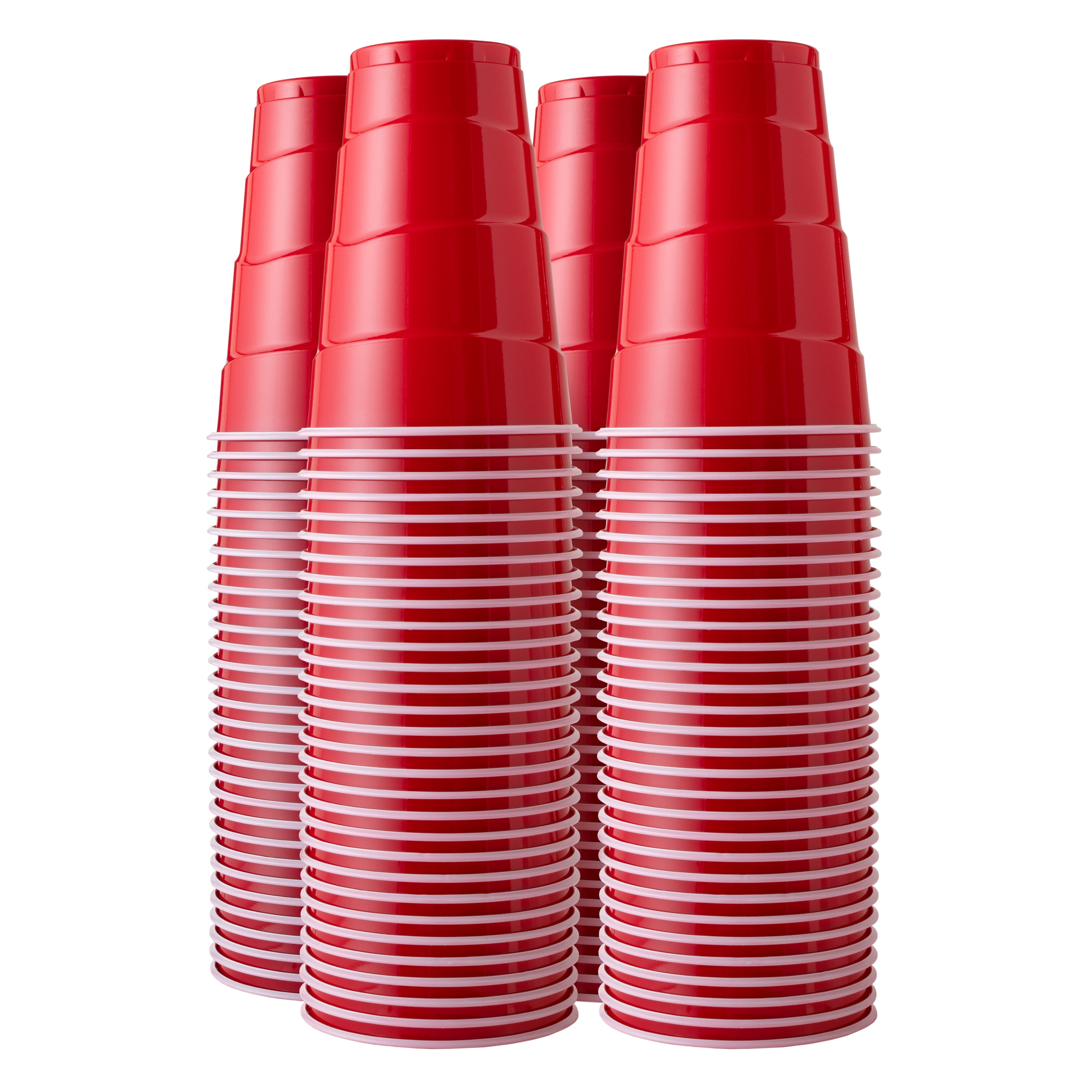 StarMar 18 oz Red Plastic Cups, [50 Pack] Large Cups, Party Cup Disposable  Cup Big Birthday Party Cups…
