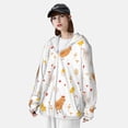 thumbnail image 3 of Lsque Funny Chicken UPF 50+ Lightweight Sun Protection Men's Women's Long Sleeve Shirt, Hoodie Performance -Small, 3 of 9