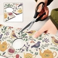 thumbnail image 6 of Yayeee Faucet Mat for Kitchen Sink 14.7" Diatomite Long Splash Guard Pad, Birds and Teapots, 6 of 7
