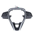 thumbnail image 2 of Steering Wheel Trim With Buttons, Multifunctional Auto Parts Anticorrosion Silver Black  For Modification, 2 of 8