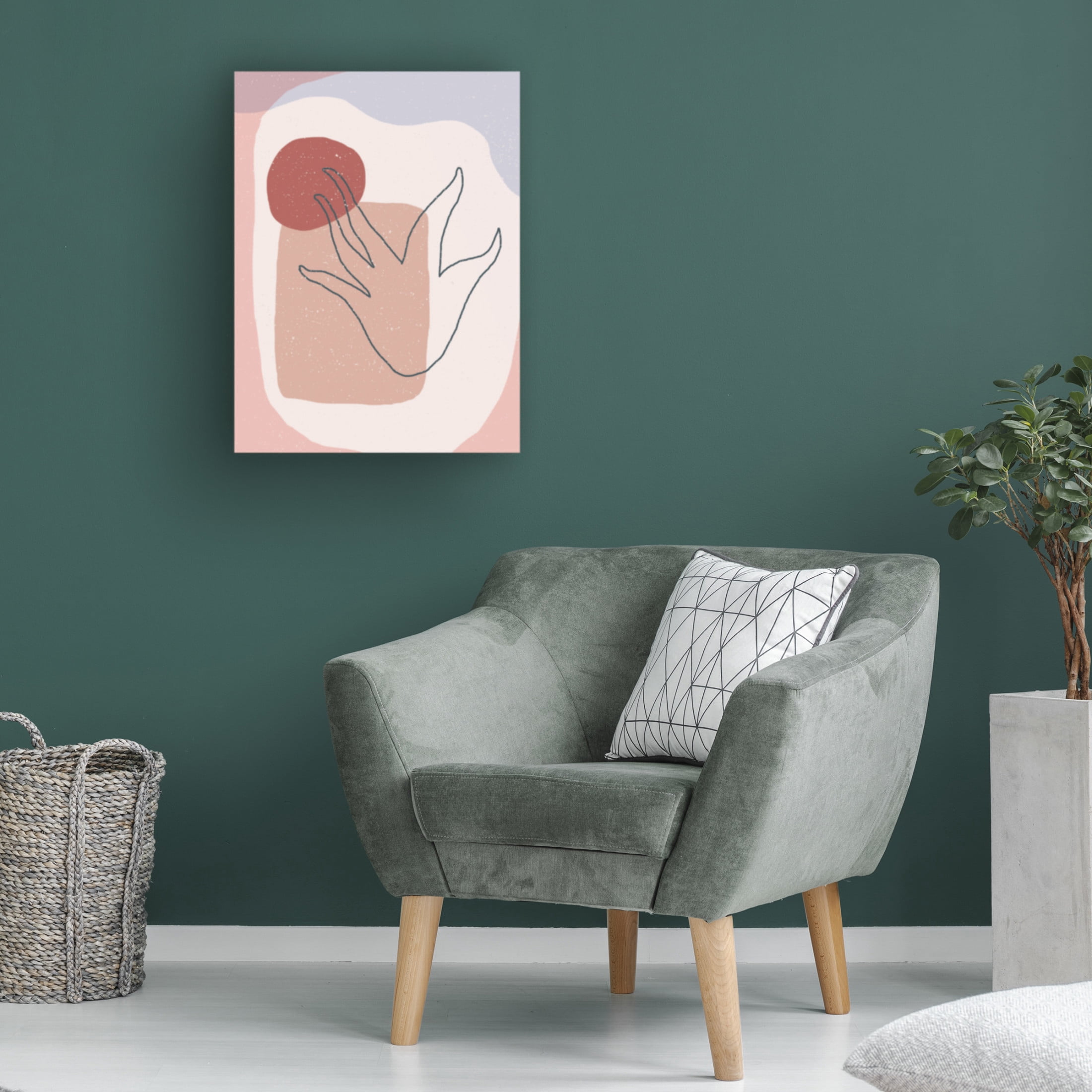 Trademark Fine Art Aylin Demir Boho Plant Canvas Wall Art