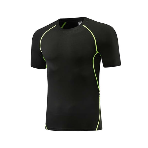 Boys Athletic Performance Compression Shirt Wicking Breathable Top for Youth Sports Training