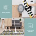 thumbnail image 6 of Yellow Lemon Fruit Leaves BlackWhite Pattern Kitchen Rugs Sets Of 3,Kitchen Runner Rugs Non Skid Washable,Decorative Kitchen Floor Mats for Kitchen,Sink,Laundry,17"x30"+ 17"x47" + 17"x59", 6 of 6