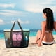 thumbnail image 4 of Bolsa de Mano de Playa de de Gran Capacidad, Bolsa de Almuerzo de Mano, Útil Bolsa de Hombro, Bolsa de Baño, Bolsa de Almacenamiento de Viaje para Alimentos y Bebidas, 4 of 5