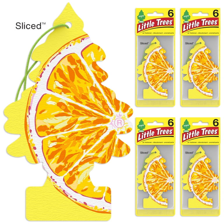 LITTLE TREES, Air Freshener, 24-Pack, Sliced Fragrance - Walmart.com