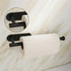 thumbnail image 4 of Toallero De Papel De Cocina De , Toallero De Papel Multifuncional Para Baño Montado En La Pared De Acero Inoxidable 304 Con 2 Formas De Instalación, Negro 1 Pieza Guardurnaity HA016758-00, 4 of 7