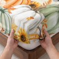 thumbnail image 3 of Twin XL Size Fitted Sheet Set - Fall Pumpkins 2 Piece Bedding Sets 16" Deep Pocket Fitted Sheet with 1 Pillowcases, Thanksgiving Maple Squirrel Farmhouse Florals Brushed Microfiber Hotel Bed Sheets, 3 of 9
