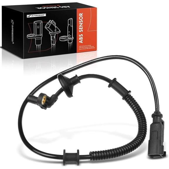 A-Premium ABS Wheel Speed Sensor Compatible with Ford & Lincoln Models - Expedition 2011-2012/2014-2017, Navigator 2011-2012/2015-2017, Sport Utility - Rear Driver or Passenger, Replace# 0265009901