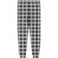 thumbnail image 5 of S-4X Plus Size Pajama Pants for Men Big & Tall Tapered Leg Trousers with Pockets and Drawstring Elastic Waist Plaid Printed Homewear Pajamas Pant, 5 of 5