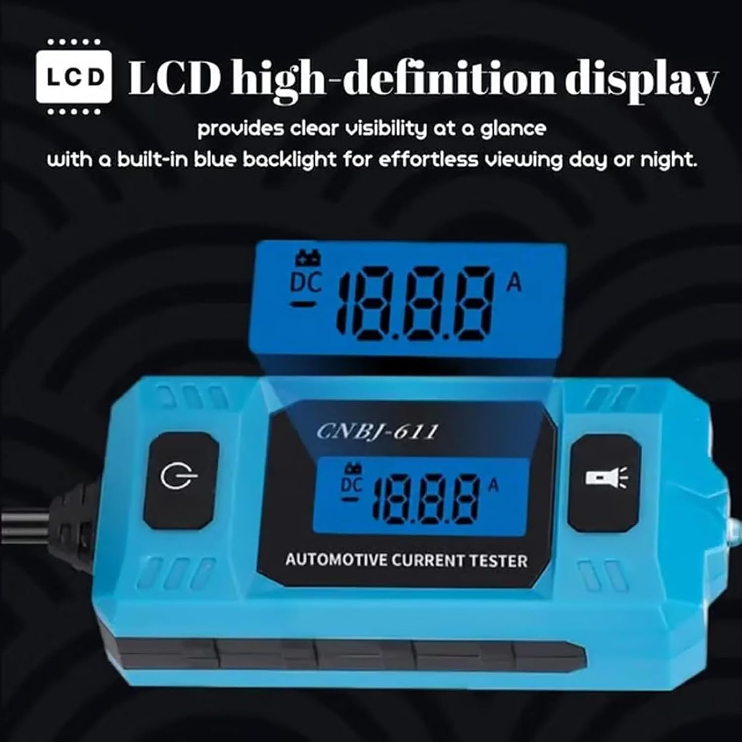 Automotive Circuit Fault Probe Tester | 20A 48V High-Precision Car Relay Fuse Blade Checker with LED Display