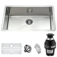 thumbnail image 1 of ANZZI Vanguard Stainless Steel 30'' x 18'' Undermount Kitchen Sink, 1 of 2