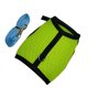 thumbnail image 3 of Juego de 2 arneses suaves para conejos con correa ajustable, ropa para pasear ardillas Verde Azul Claro, 3 of 9