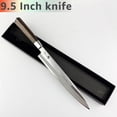 thumbnail image 5 of Japanese Chef Knife - 9.5inch High-Carbon Steel 5CR5 Sushi & Fillet Knife for Fish, Kitchen Fishing Knife with Gift Box, 5 of 9