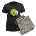 thumbnail image 5 of CafePress - Celtic Knot Irish Shoes Pajamas - Women's Short Sleeve Print T-Shirt and Pants Dark Cotton Pajama Set, 5 of 7