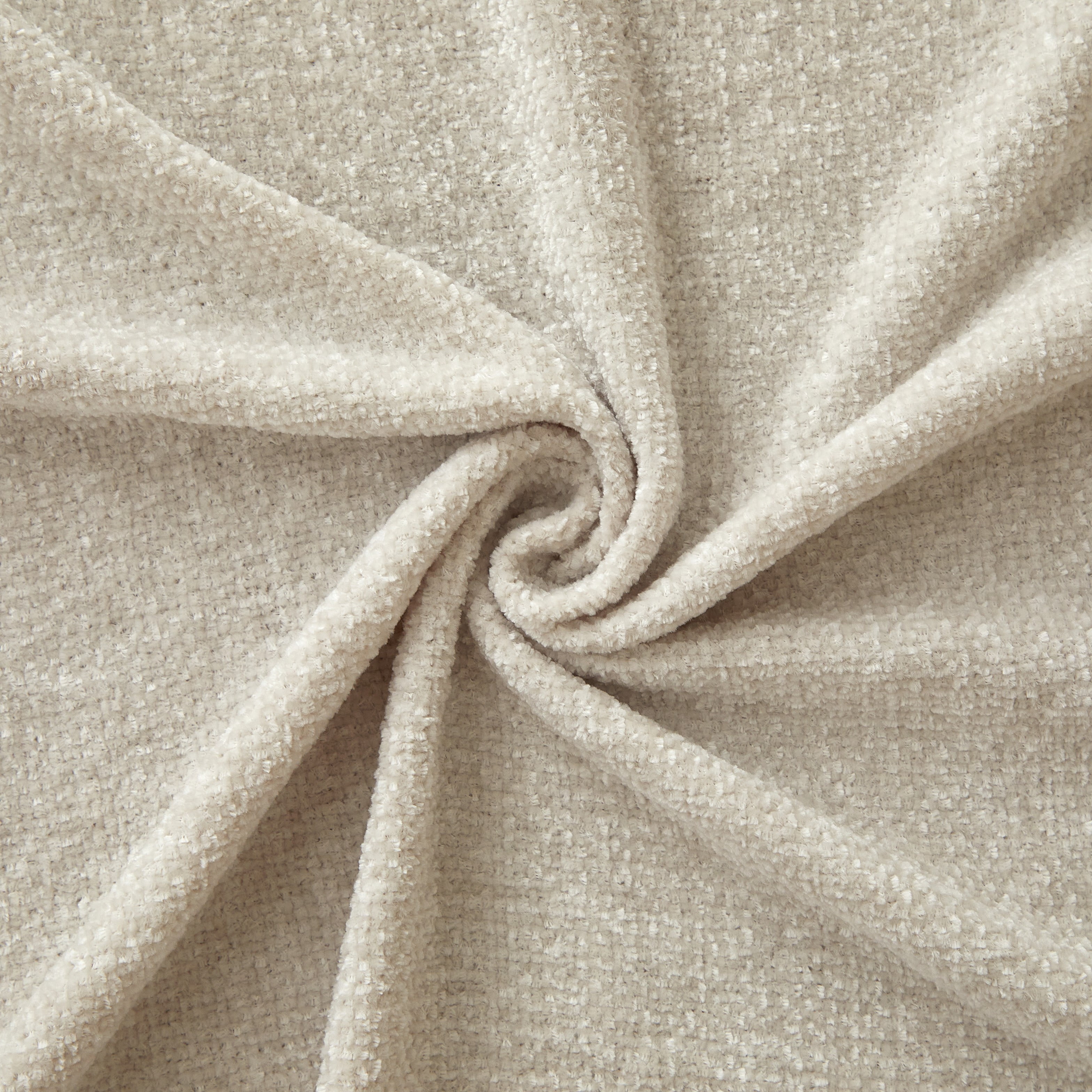 Mainstays Cozy Chenille Throw, Papyrus Beige, 50 in x 60 in