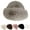 Gray, variant on Hbtdoern Faux Fur Bucket Hat for Women, Warm Plush Fisherman Hat, Stylish Winter Cold Weather Hat with Adjustable Fit