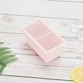 Kitchen Silicone Freezer Tray With Lid Soup Freezer Container 2 Cup