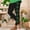 Black, variant on color cosplayer St. Patrick's Day Leggings Shamrock Stretchy Tights Yoga Pants for Women