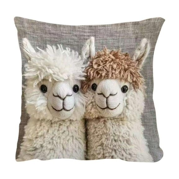 Cute Animals Print Pillow Set Bedroom Living Room Sofa Cushion Cm For Sofa Living Room Decoration